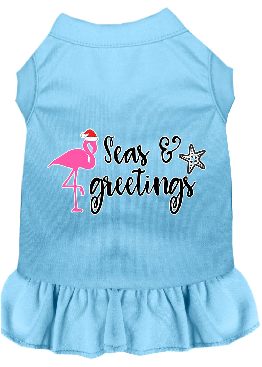 As You Wish Apparel – "Seas and Greetings" Christmas Pet Dress