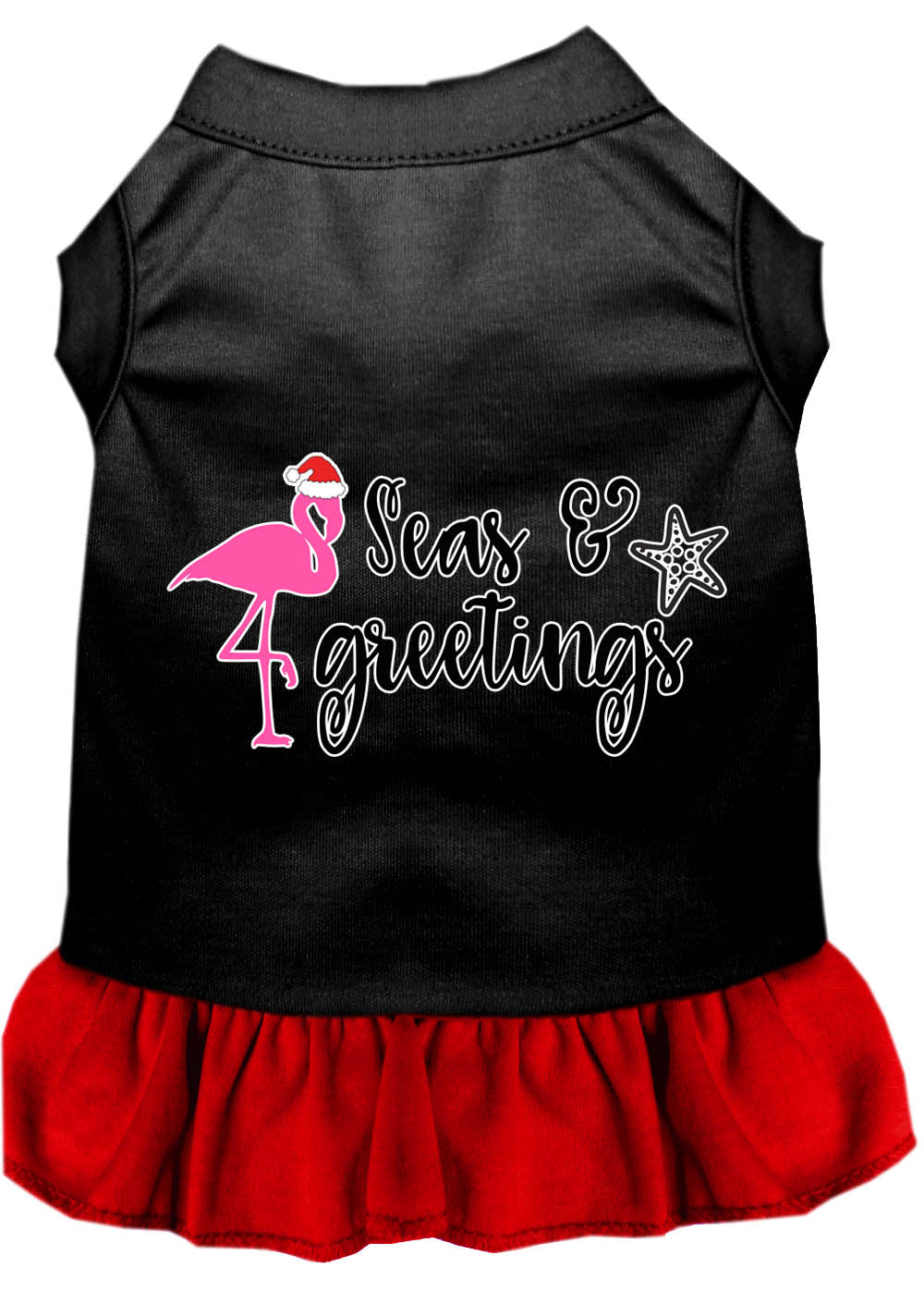 As You Wish Apparel – "Seas and Greetings" Christmas Pet Dress