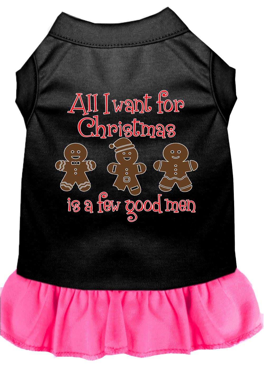As You Wish Apparel – "All I Want For Christmas Is A Few Good Men" Pet Dress