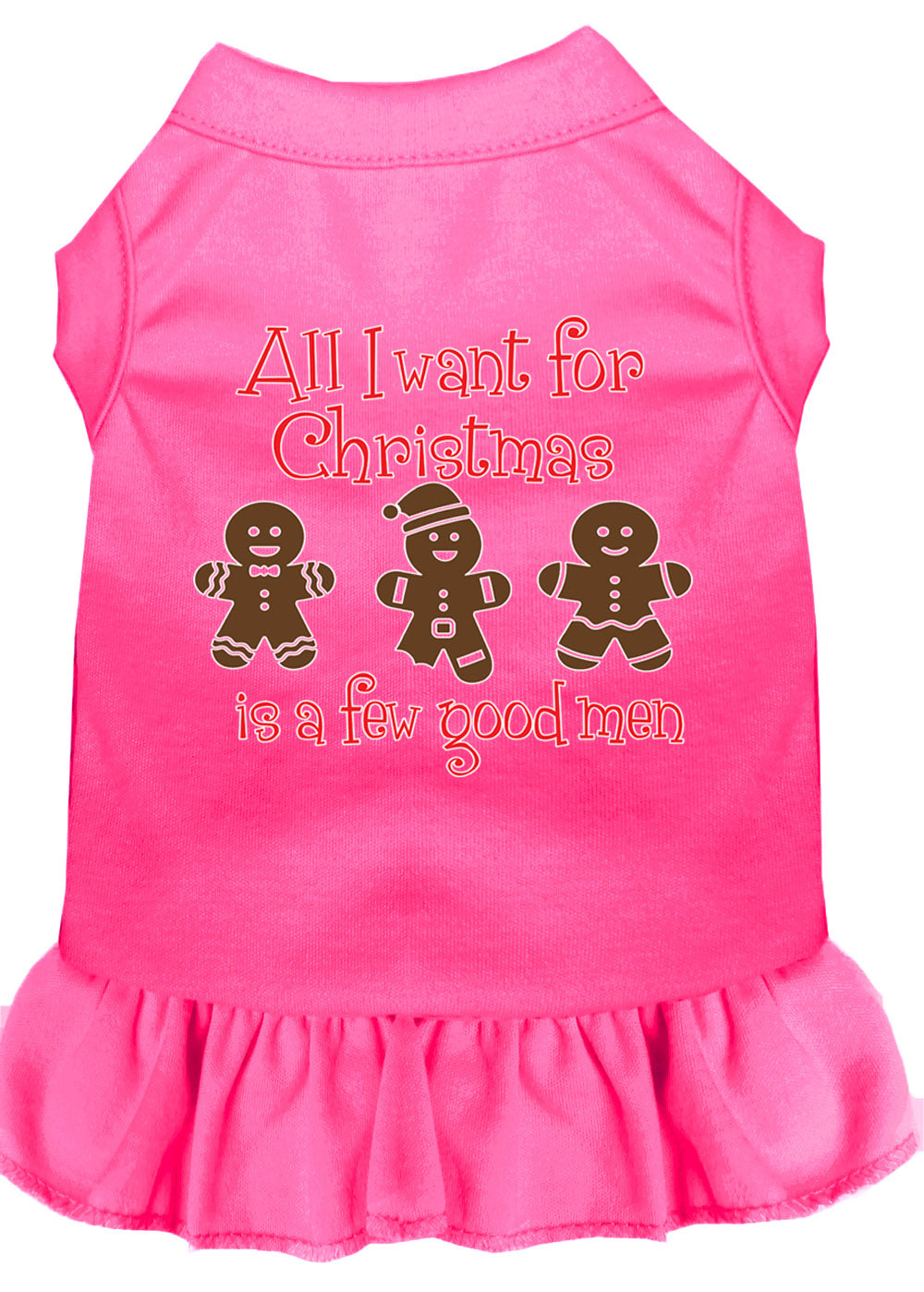 As You Wish Apparel – "All I Want For Christmas Is A Few Good Men" Pet Dress