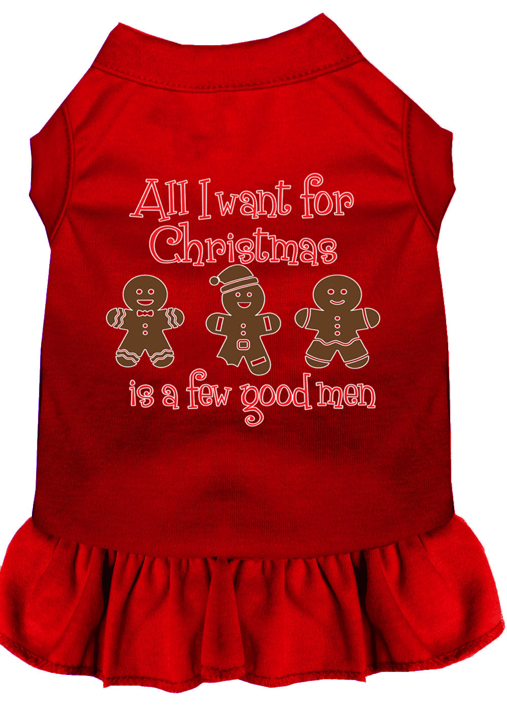As You Wish Apparel – "All I Want For Christmas Is A Few Good Men" Pet Dress