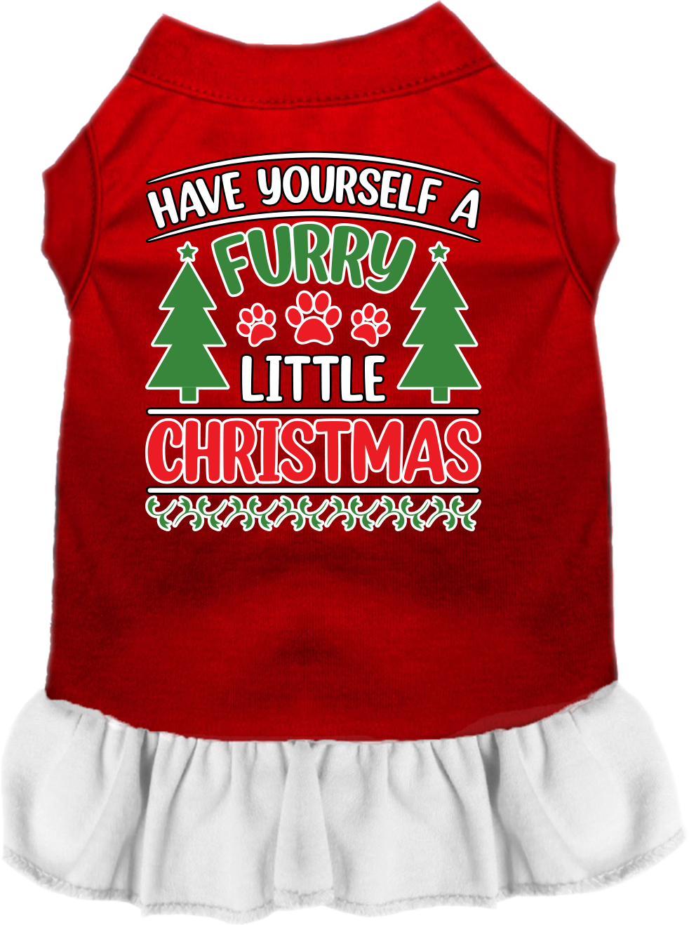 As You Wish Apparel – "Have Yourself A Furry Little Christmas" Pet Dress