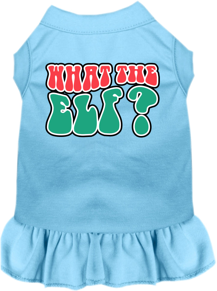 As You Wish Apparel – "What The Elf" Christmas Pet Dress