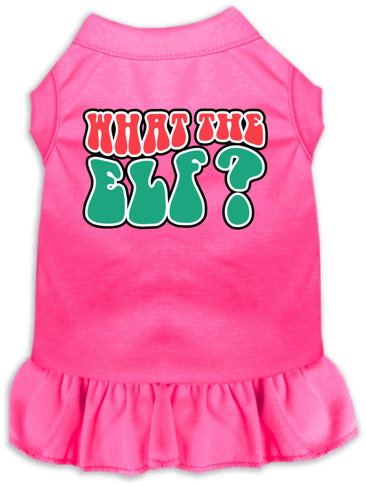 As You Wish Apparel – "What The Elf" Christmas Pet Dress