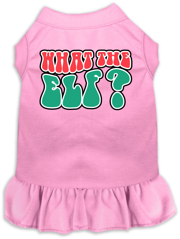 As You Wish Apparel – "What The Elf" Christmas Pet Dress