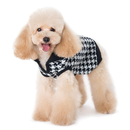 DOGO Houndstooth Dog Sweater