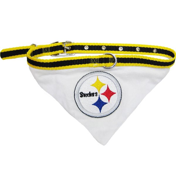 NFL Pittsburgh Steelers Dog Collar Bandana