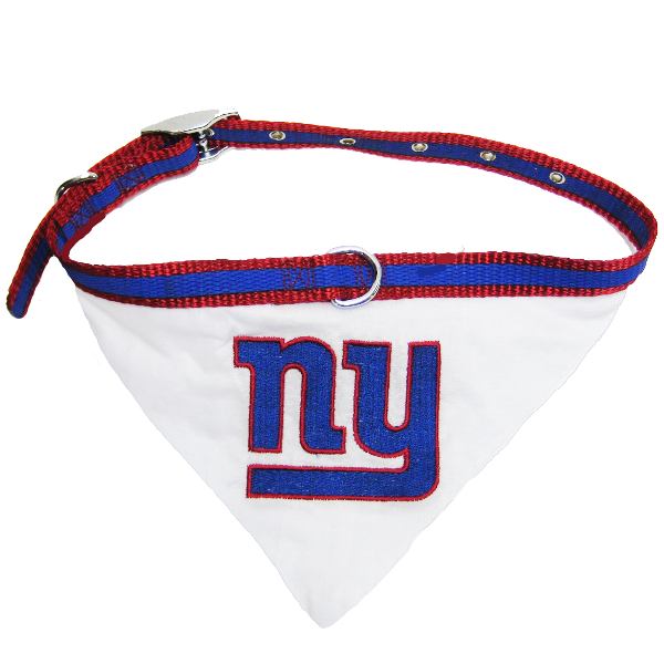 NFL New York Giants Dog Collar Bandana