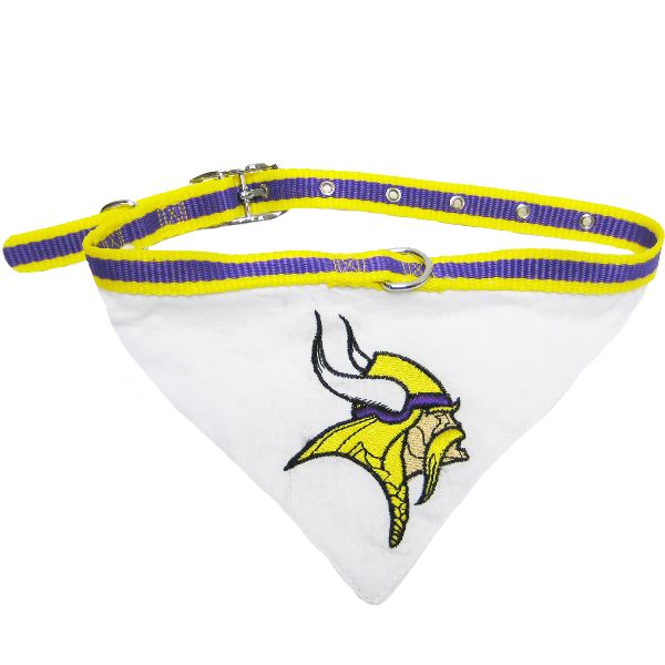 NFL Minnesota Vikings Dog Collar Bandana