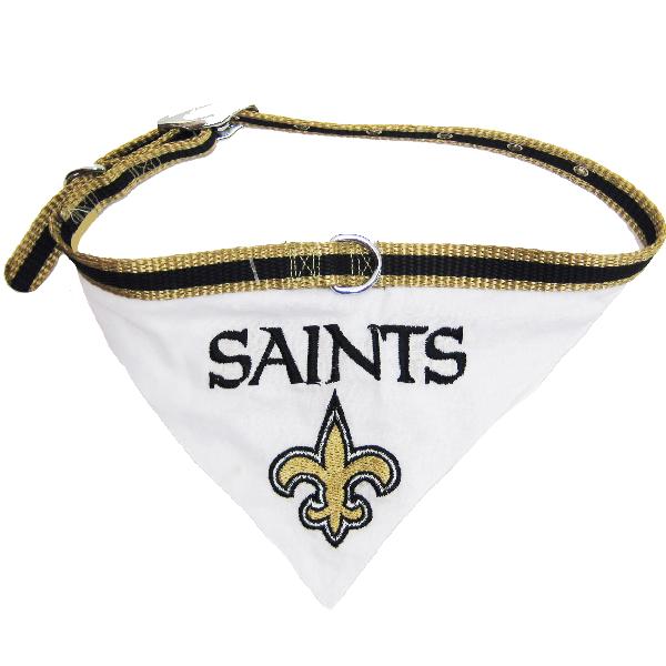 NFL New Orleans Saints Dog Collar Bandana