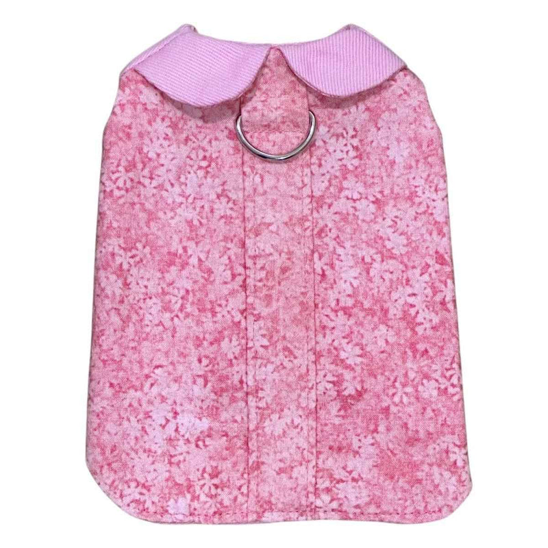 Heads or Tails Pup Pink Floral Calico Dog Harness