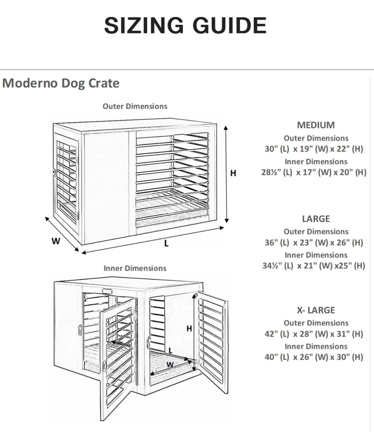Moderno Dog Crate