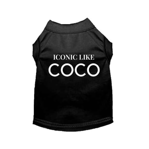 Iconic Like Coco Signature Dog T-Shirt