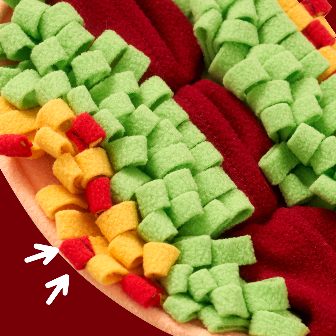 Pawty Chewpotle Bowl Interactive Snuffle Dog Toy