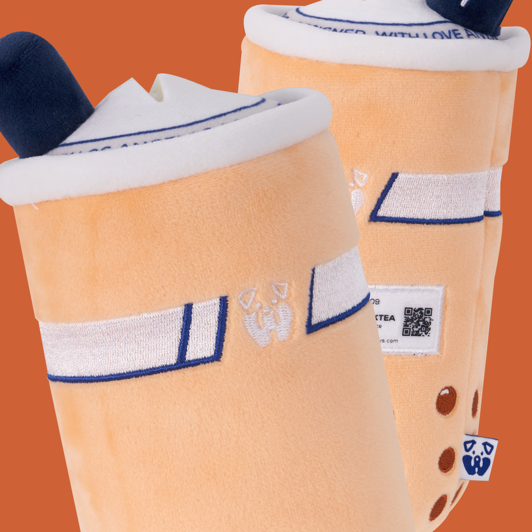 Pawty Boba Tea Plush Dog Toy