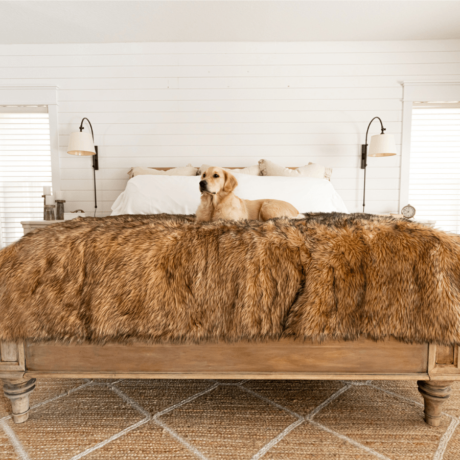 PupProtector Waterproof Throw Blanket Sable Tan