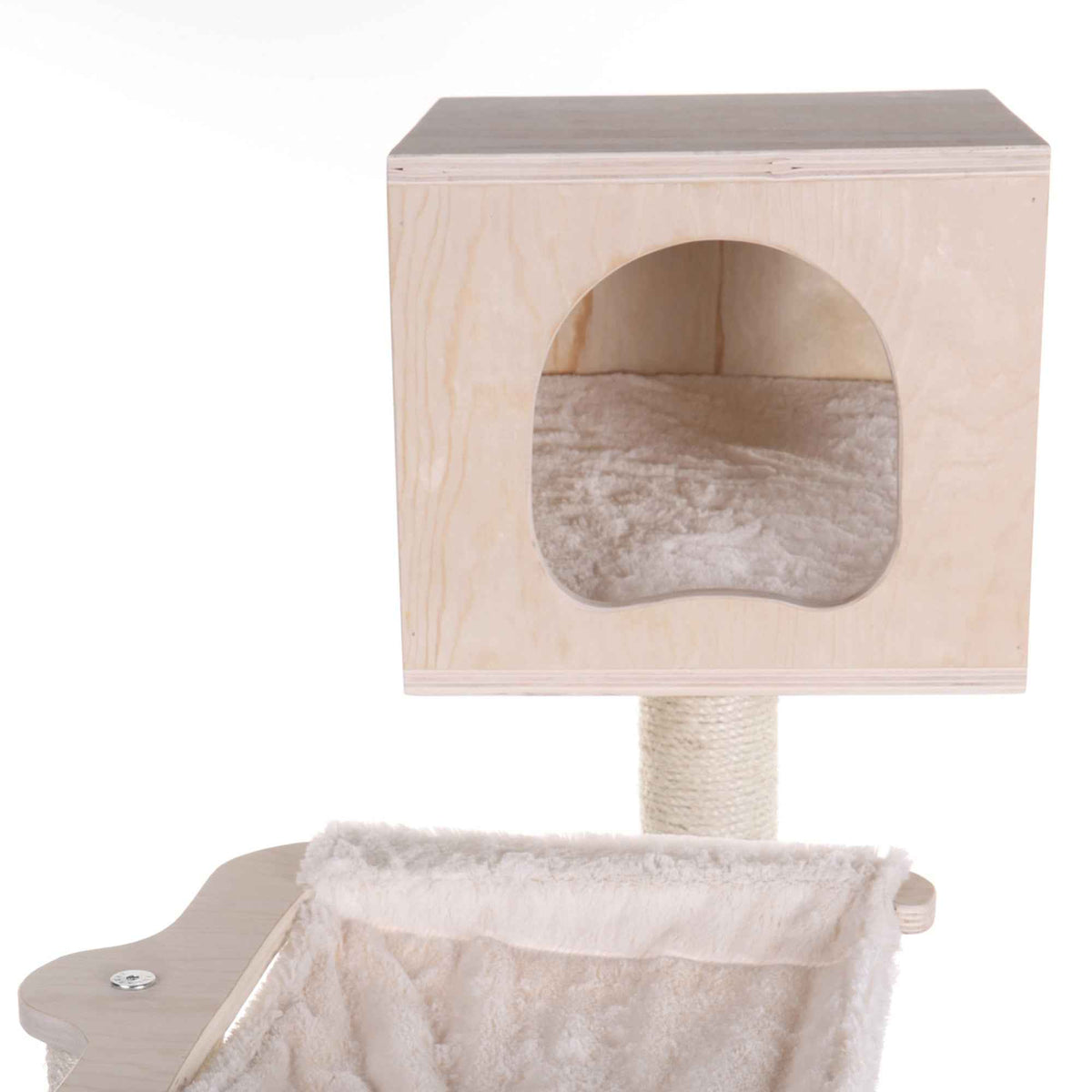Armarkat Premium Scots Pine Solid Wood Cat Tree 50" Tall S5103