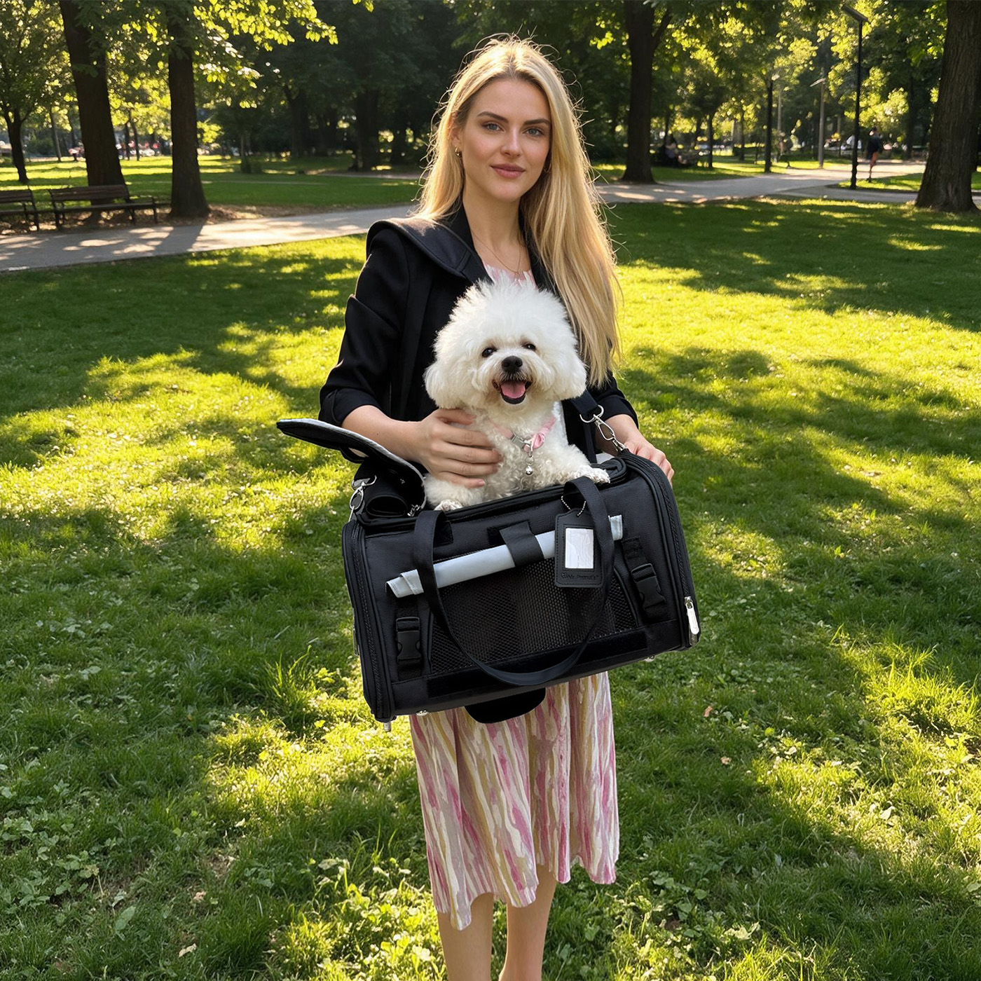 Mr. Peanuts Gold Series Standard Size Airline Compliant Expandable Pet Carrier