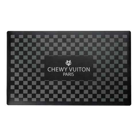 Haute Diggity Dog Black Checker Chewy Vuiton Placemat