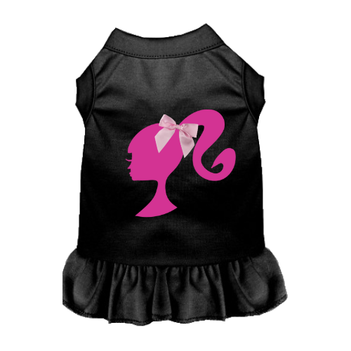 Barbie Silhouette Ruffle Dog Dress