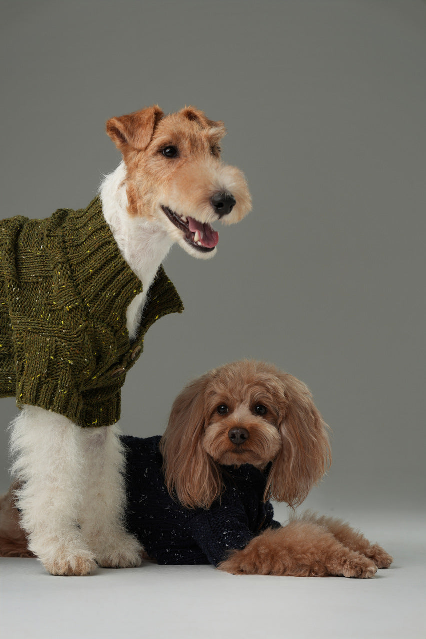 Glacier Pet Sweater-Navy