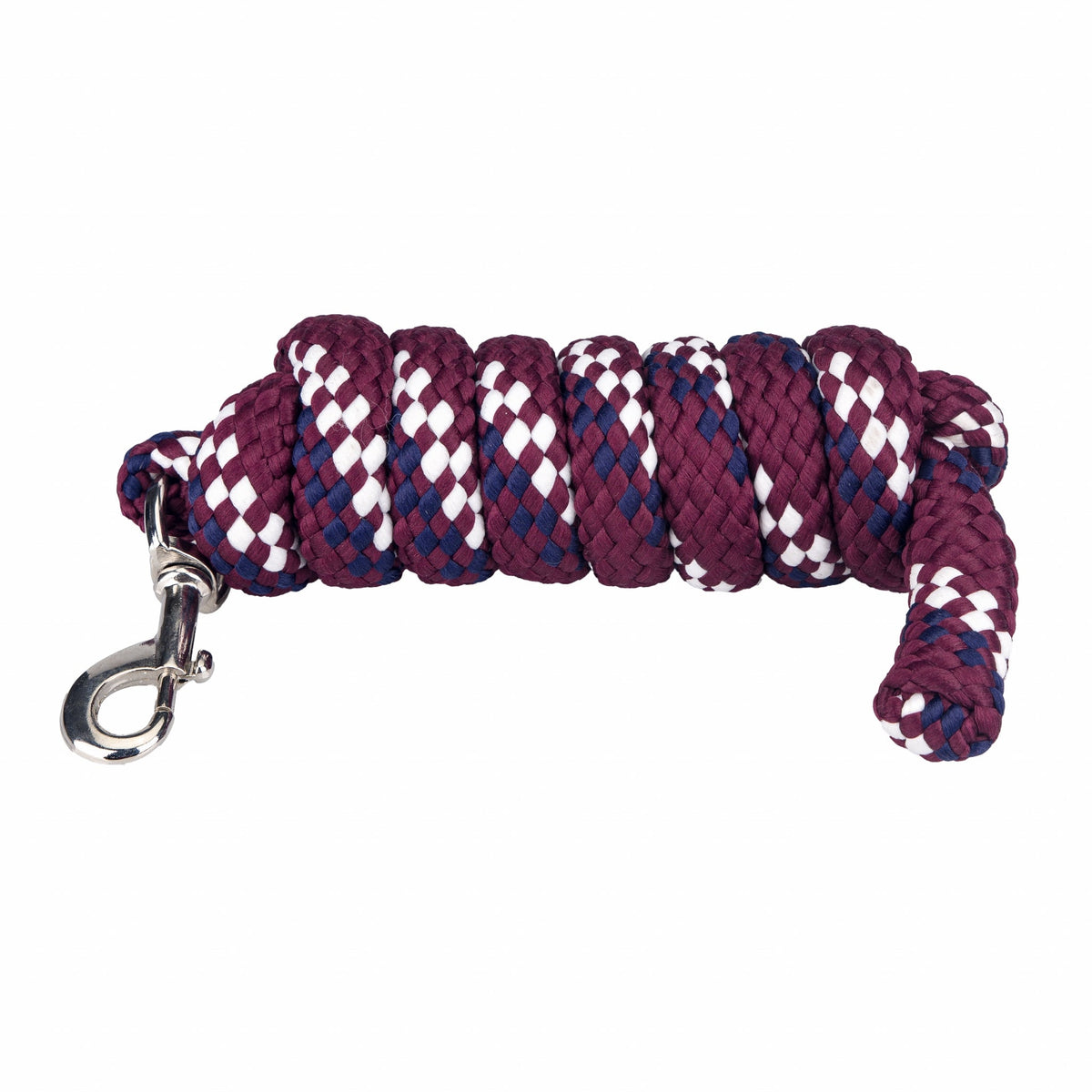 GATSBY 22mm Polyester Lead - Burgundy/Navy/White - 6.5