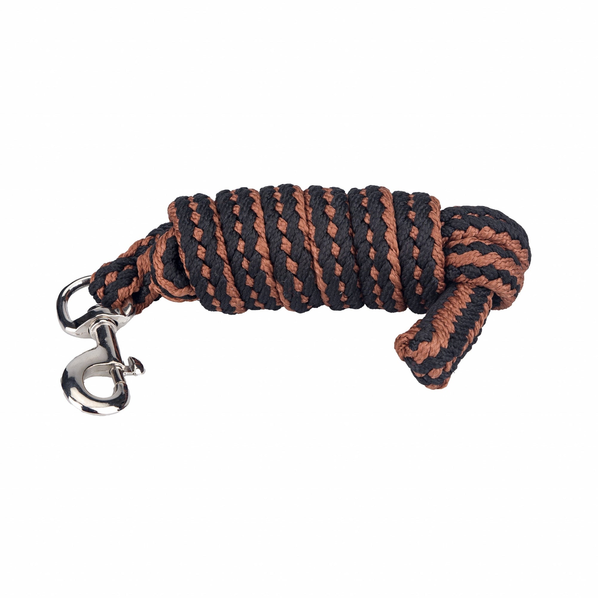 GATSBY Double-braided Polypropylene Lead - Black/Tan - 6.5