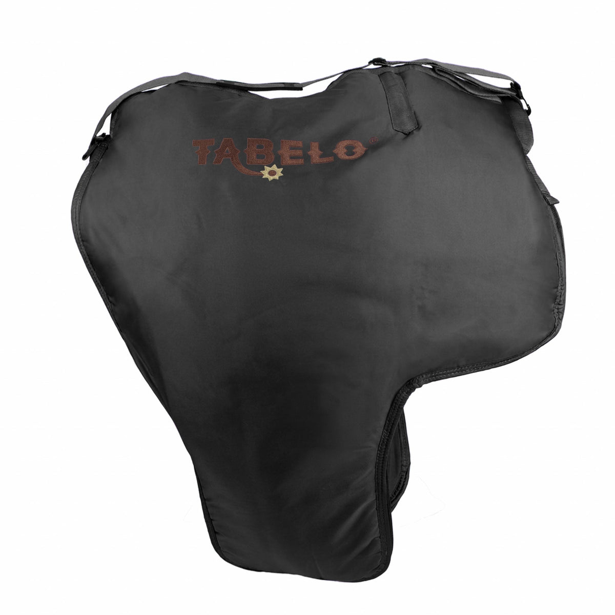 Tabelo Premium Western Saddle Carrying Case with Embroidery - Black