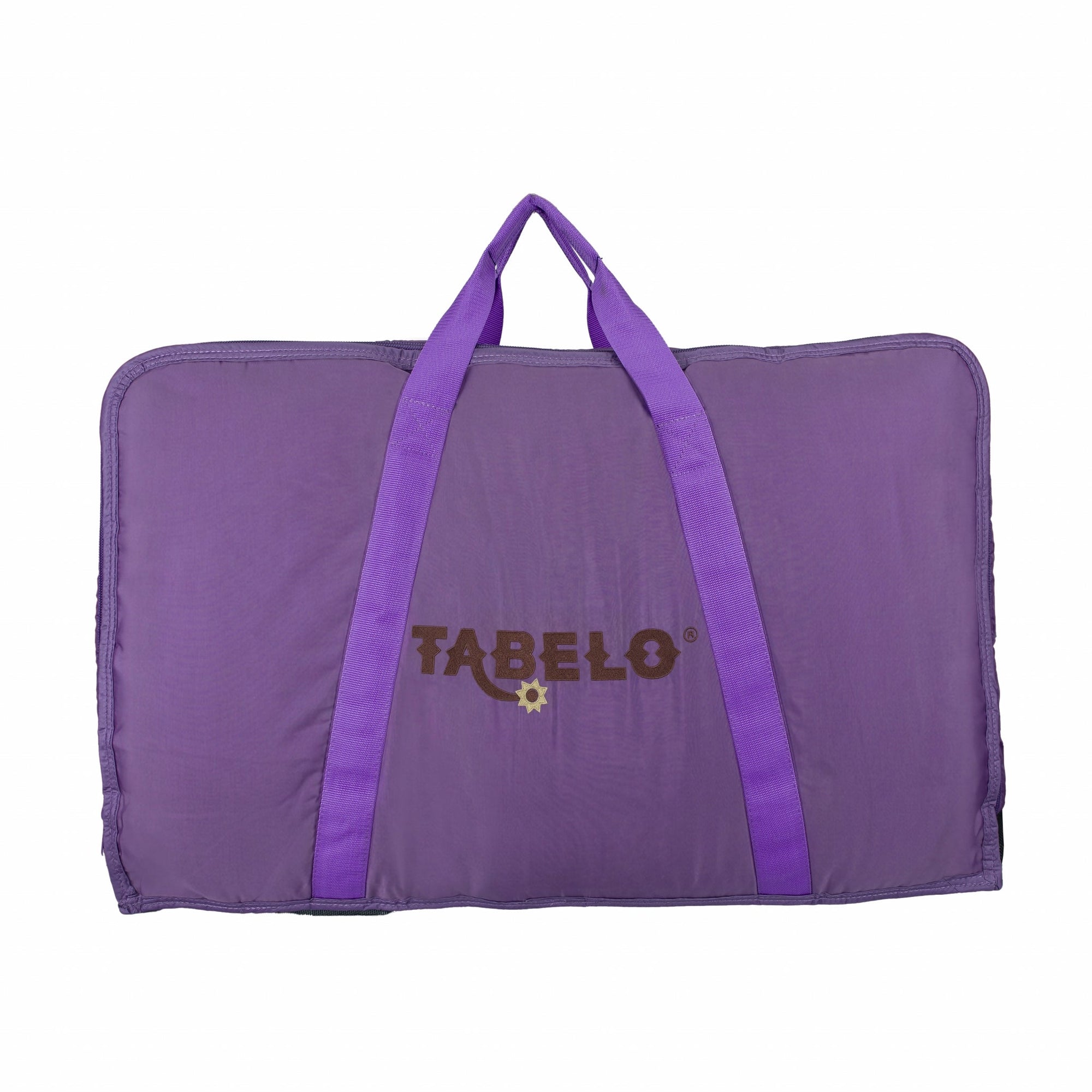 Tabelo Premium Double-Sided Saddle Pad Bag with Embroidery - Purple