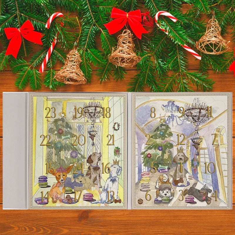 Bonne et Filou – Dog Treat Advent Calendar with 24 Holiday Treats