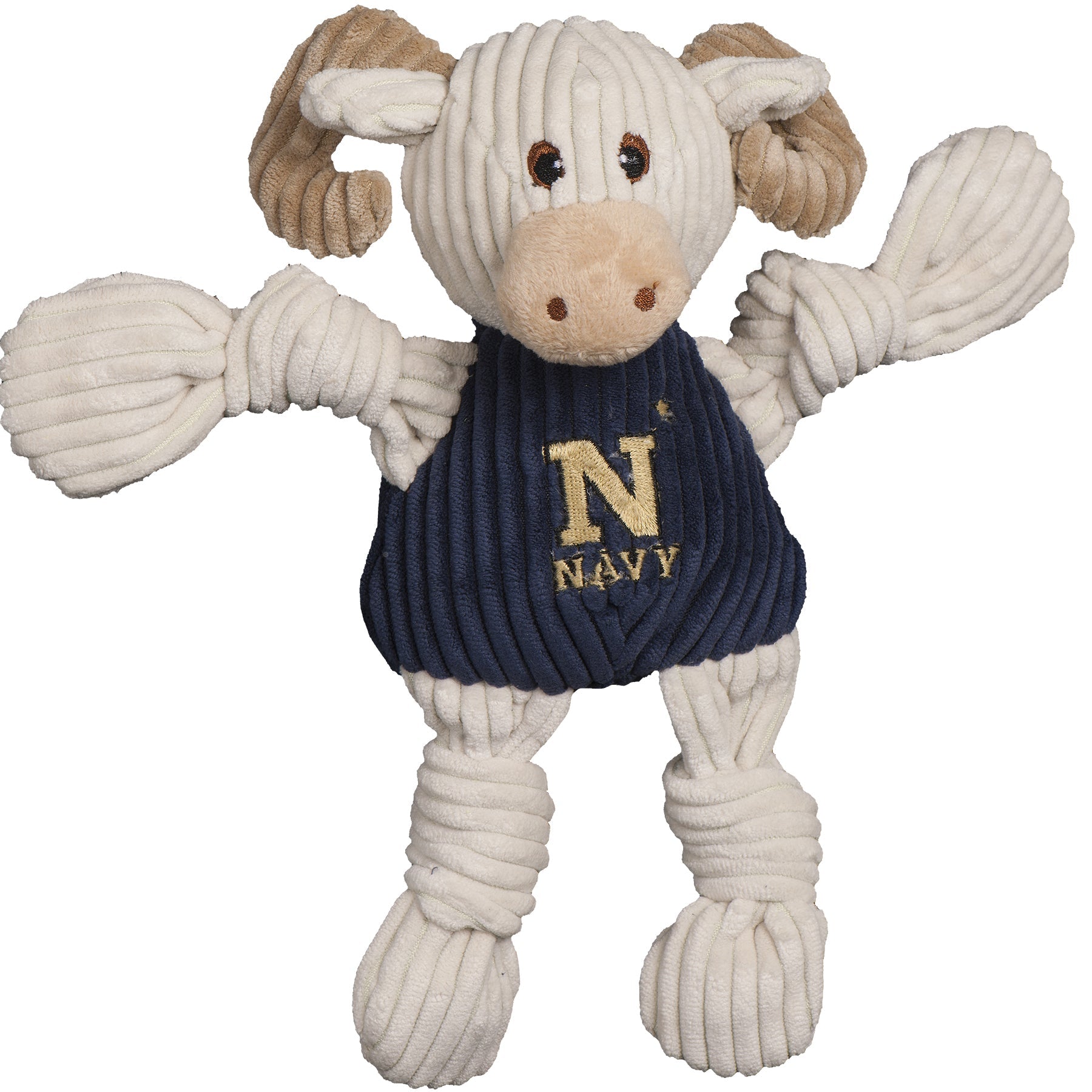 NCAA U.S. Naval Academy, Bill the Goat Knottie Plush Dog Toy