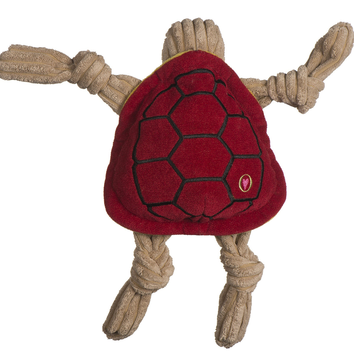 NCAA University of Maryland - Testudo the Terrapin Knottie Plush Dog Toy | HT Animal Supply