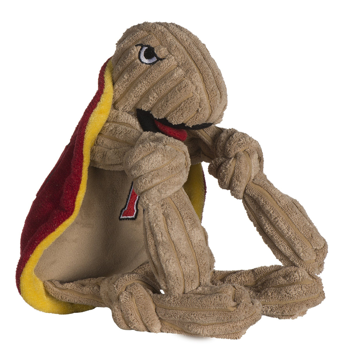 NCAA University of Maryland - Testudo the Terrapin Knottie Plush Dog Toy | HT Animal Supply
