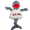 NCAA Ole Miss (U. of Mississippi), Tony Land Shark Knottie Plush Dog Toy