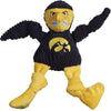 NCAA University of Iowa - Herky the Hawk Knottie Plush Dog Toy