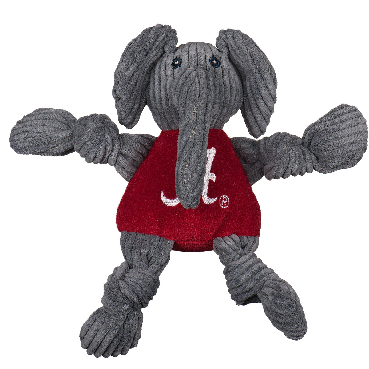 NCAA University of Alabama, Big Al Mascot Knottie Plush Dog Toy