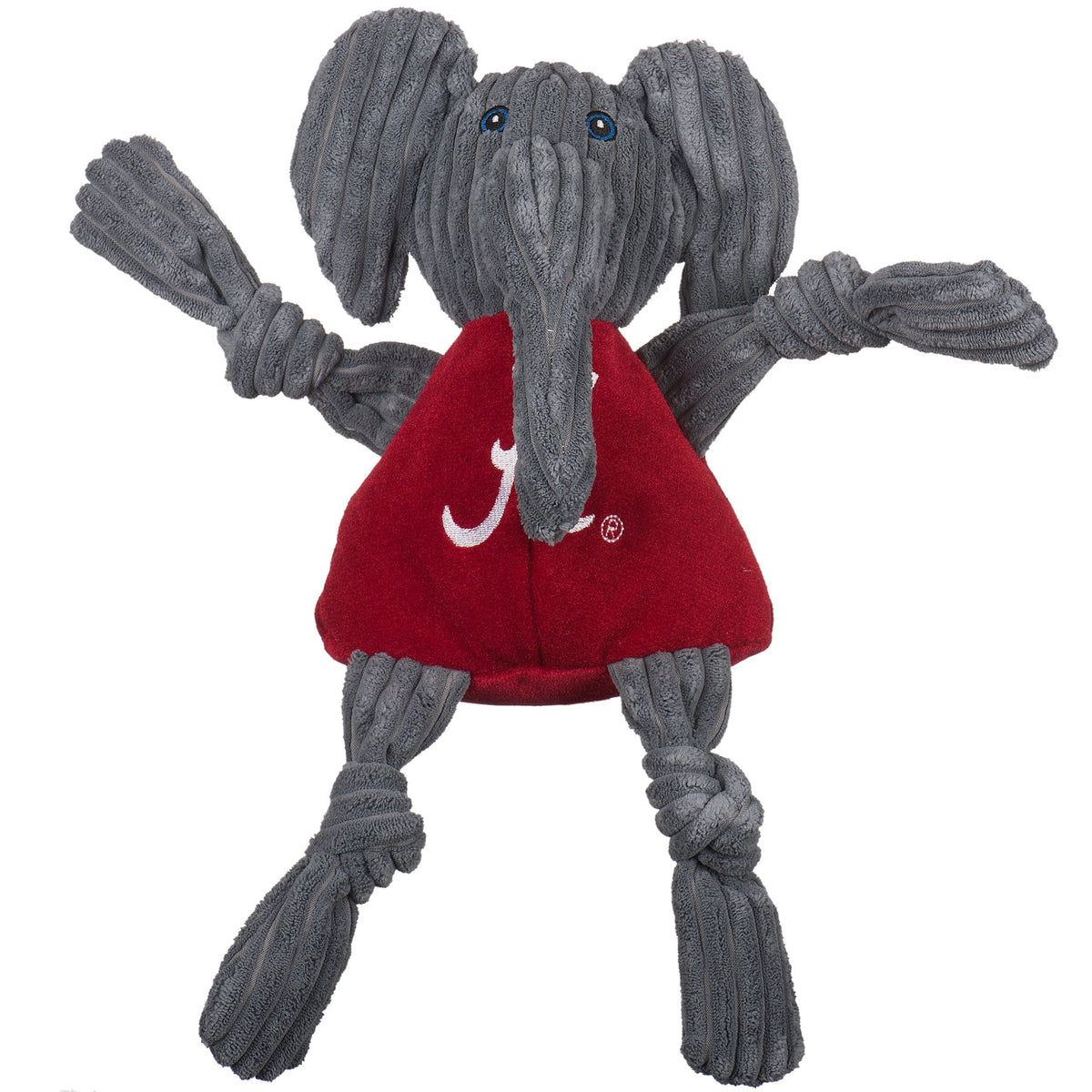 NCAA University of Alabama, Big Al Mascot Knottie Plush Dog Toy