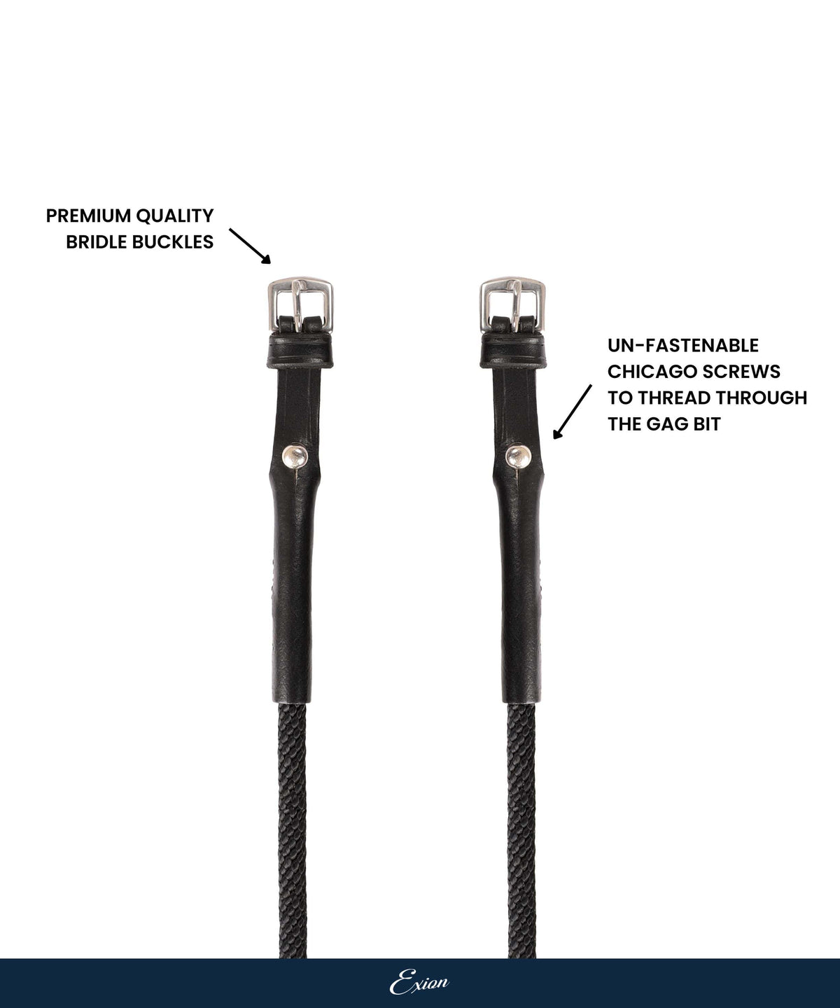 ExionPro Rope Gag Cheek Pieces - HT Animal Supply