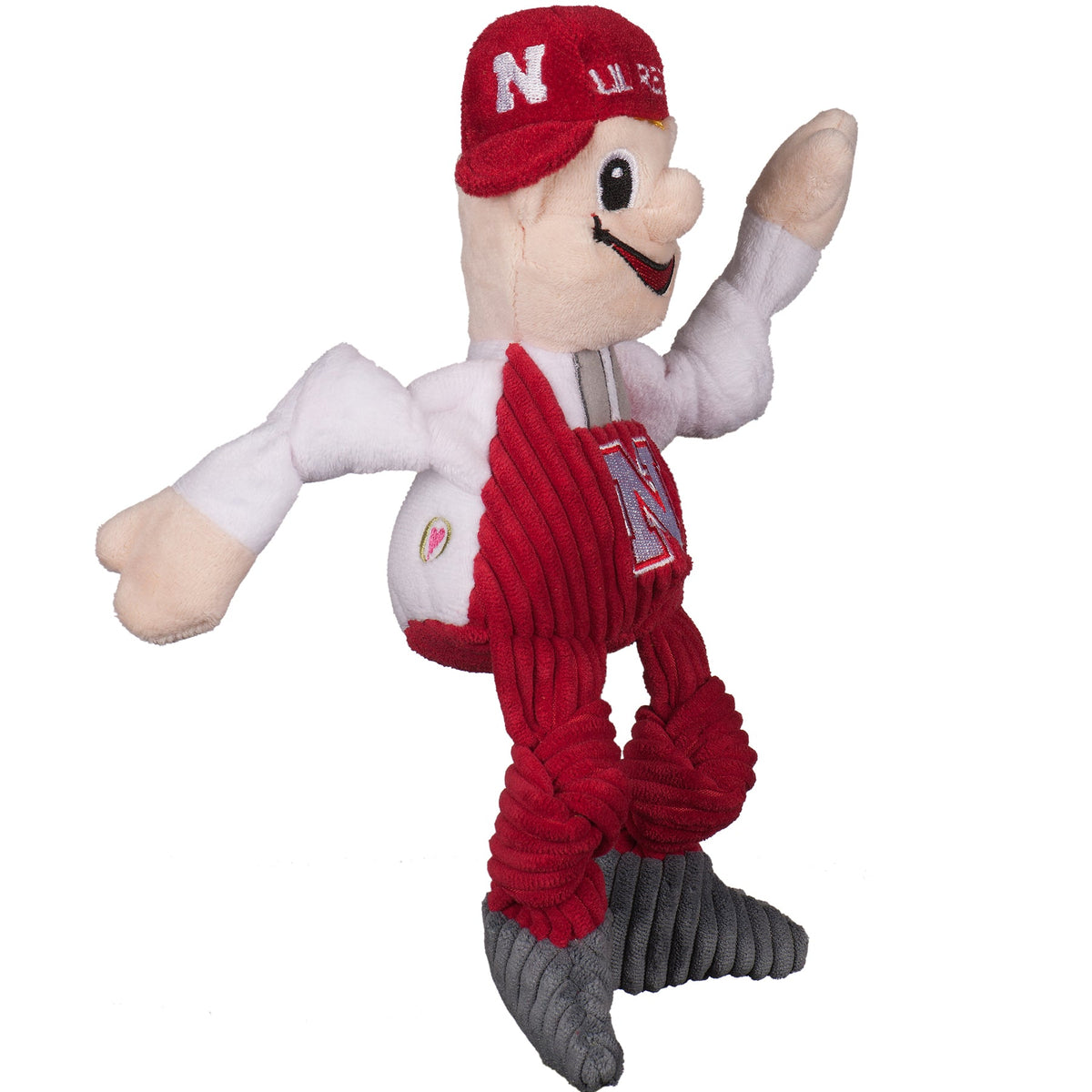 NCAA University of Nebraska, Lil Red Knottie Plush Dog Toy | HT Animal Supply