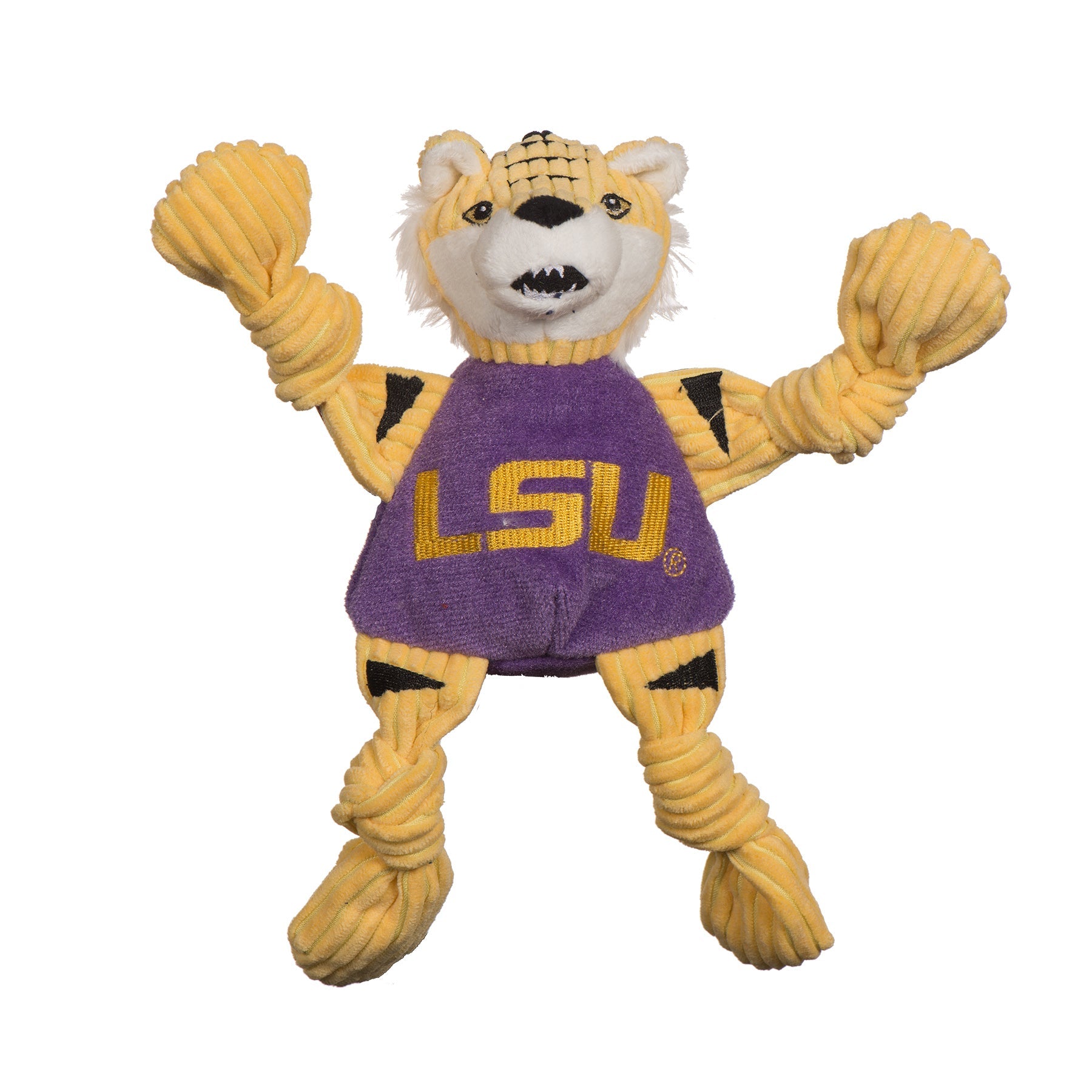 NCAA Louisiana State University, Mike the Tiger Knottie Plush Dog Toy