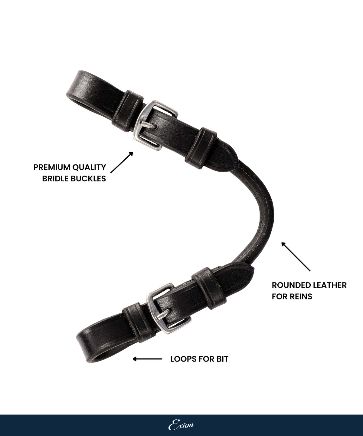 ExionPro Leather Pelham Roundings Bit Converter - HT Animal Supply