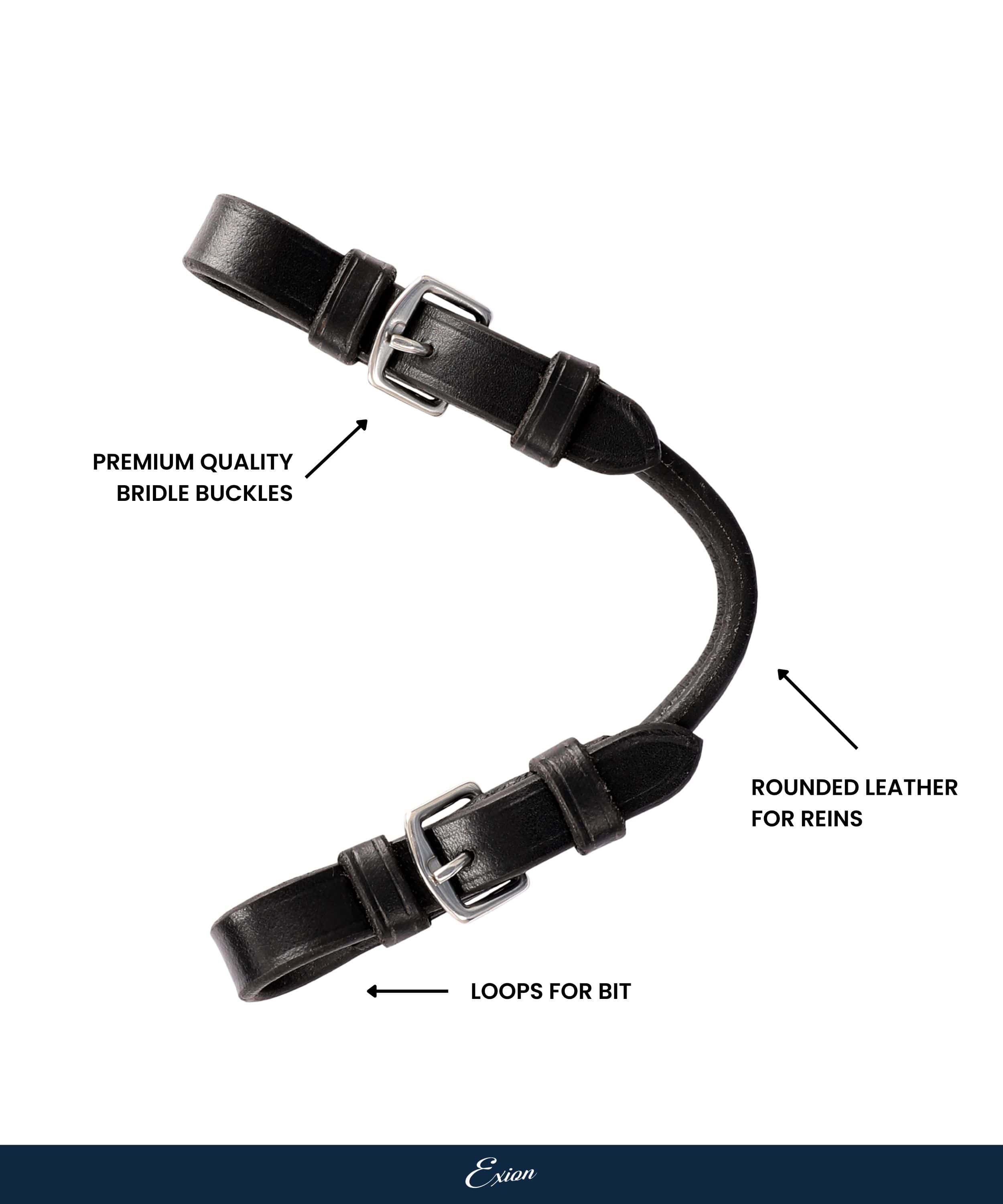ExionPro Leather Pelham Roundings Bit Converter - HT Animal Supply