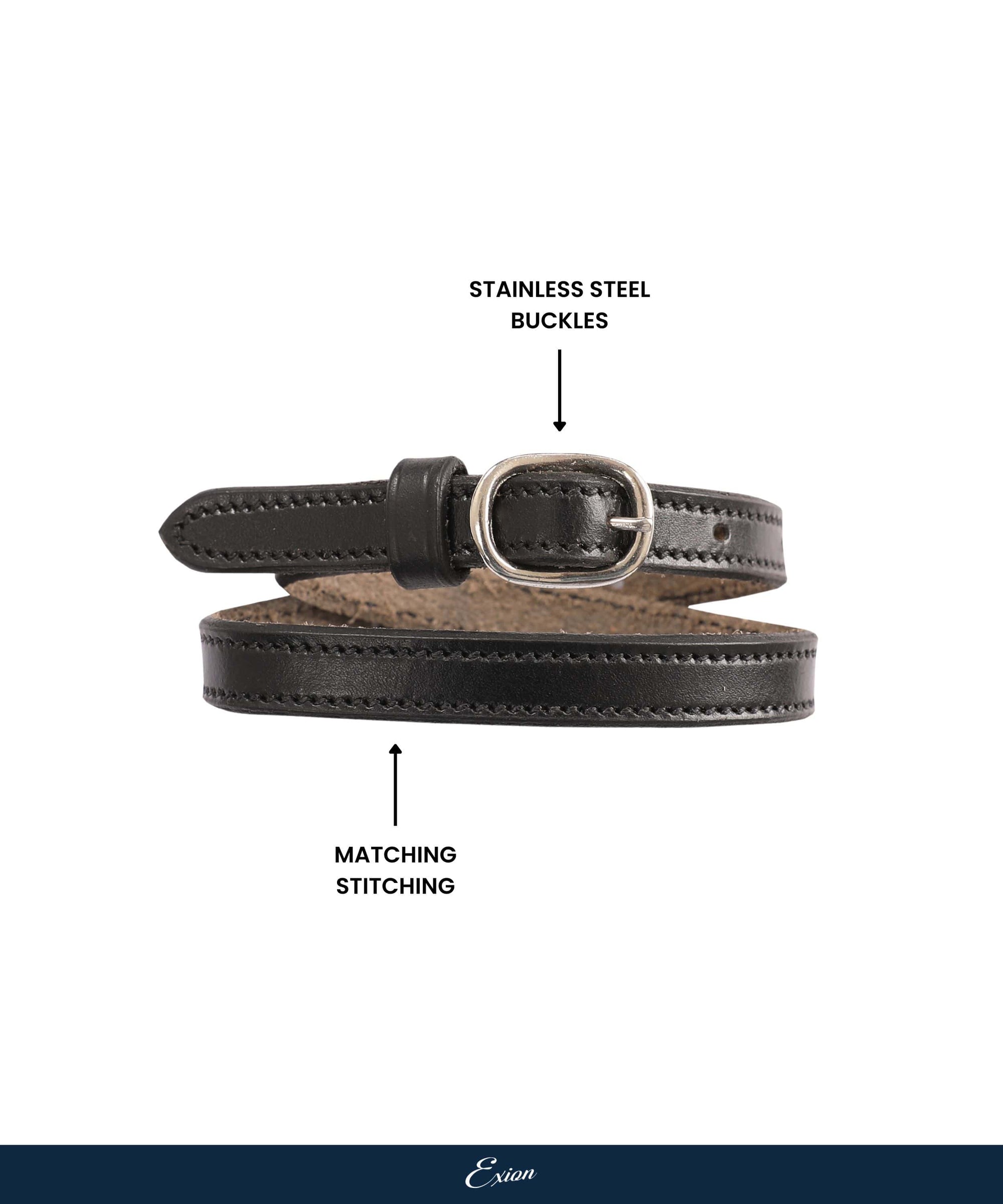 ExionPro English Spur Straps - HT Animal Supply