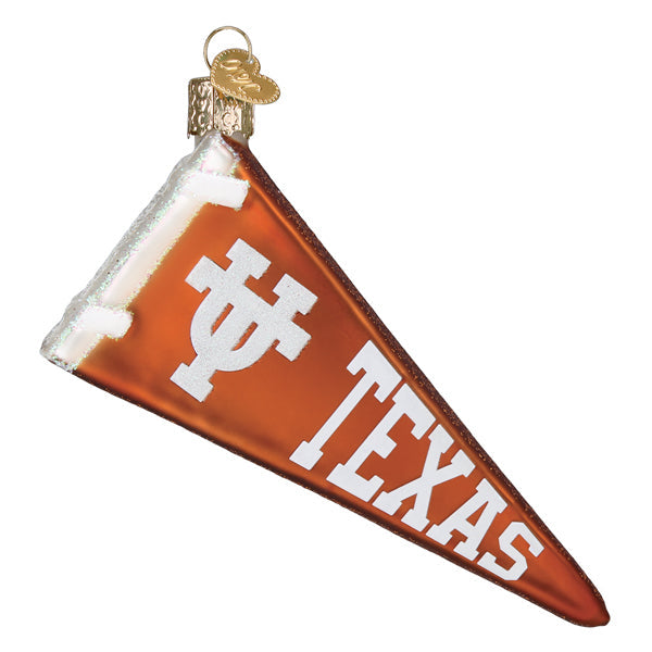 Old World Christmas: Texas Pennant Christmas Ornament
