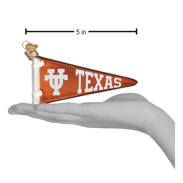 Old World Christmas: Texas Pennant Christmas Ornament