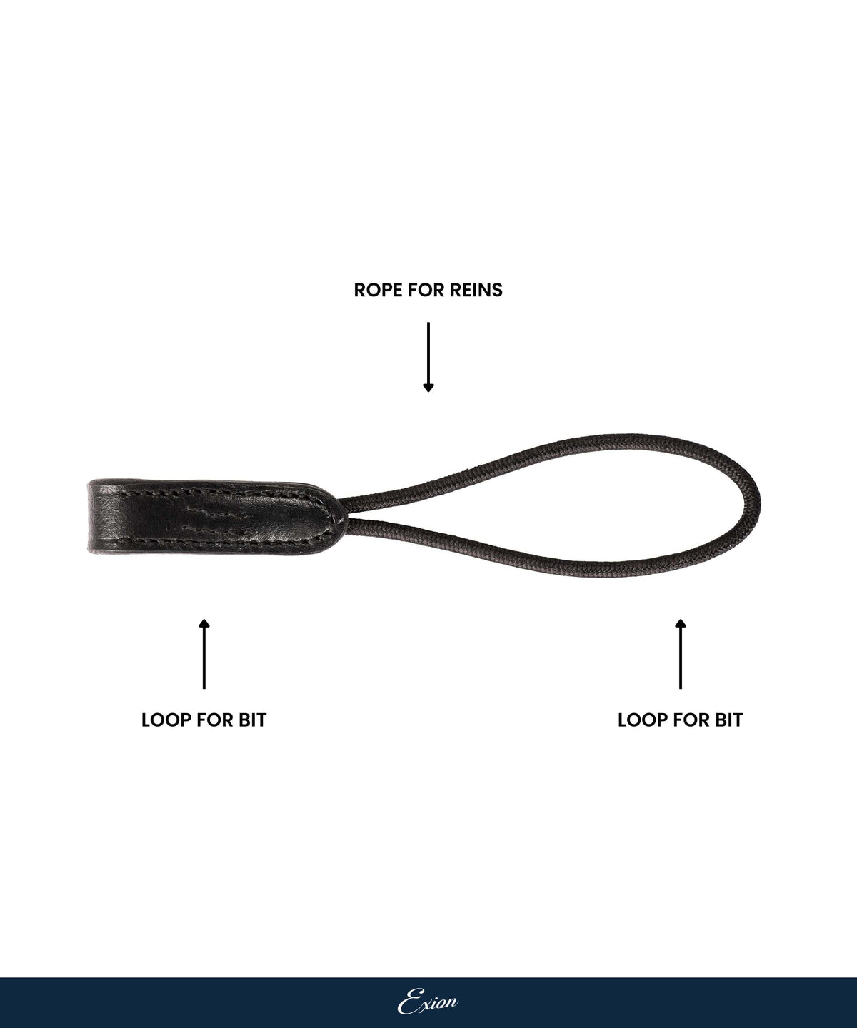 ExionPro Rope Pelham Roundings Bit Converter - HT Animal Supply