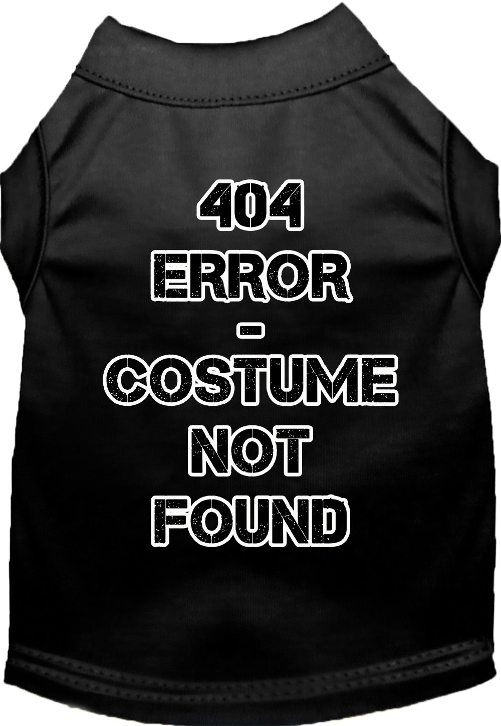 As You Wish Apparel – "404 Error Costume" Halloween Pet Shirt