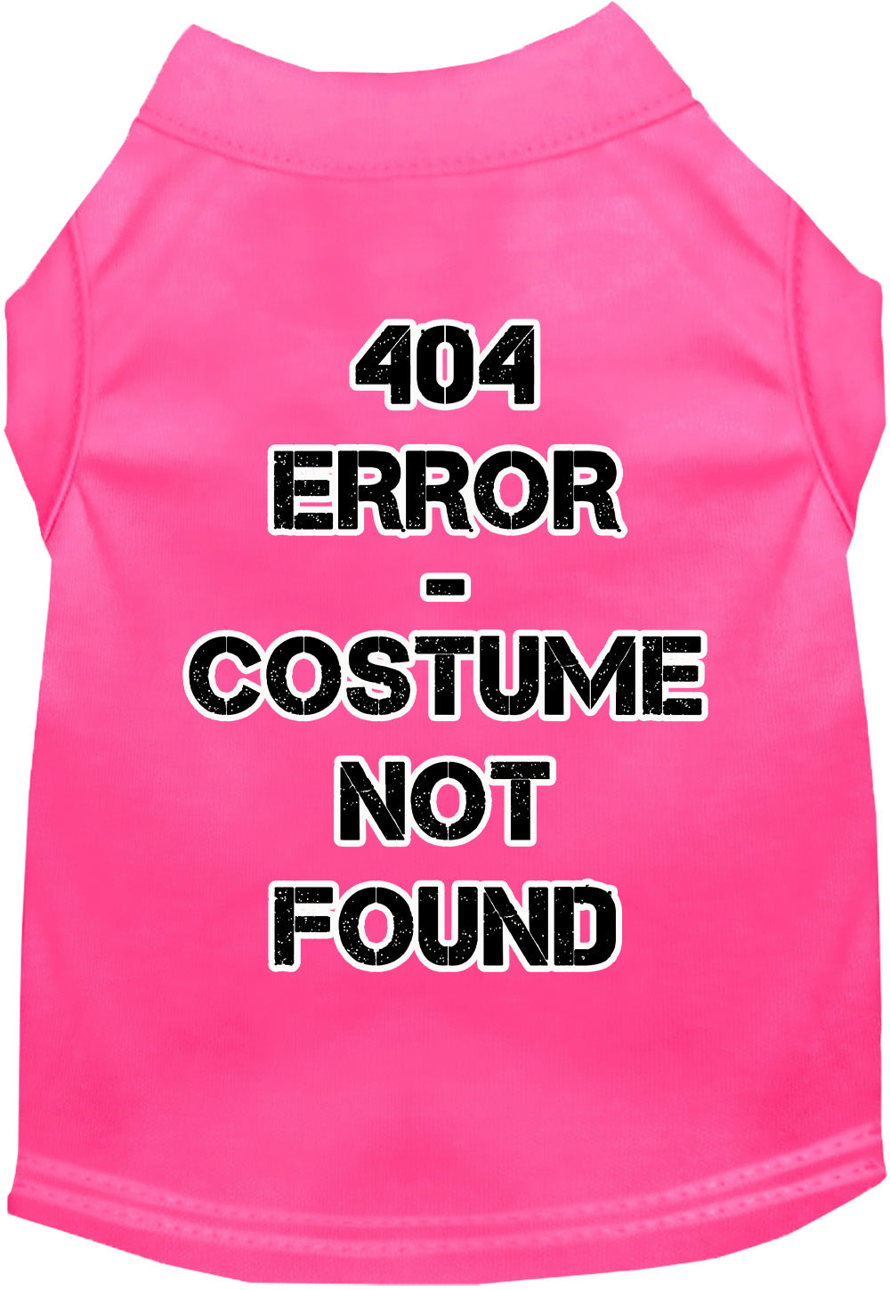 As You Wish Apparel – "404 Error Costume" Halloween Pet Shirt