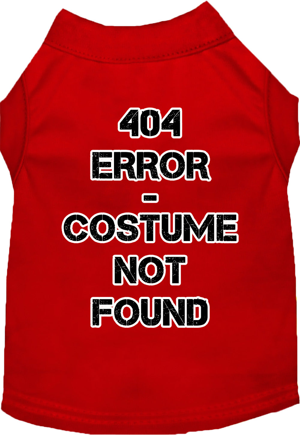As You Wish Apparel – "404 Error Costume" Halloween Pet Shirt