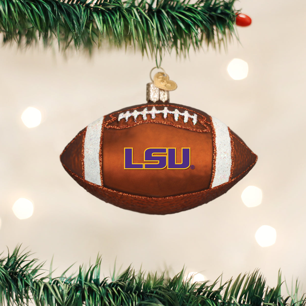 Old World Christmas: LSU Football Christmas Ornament